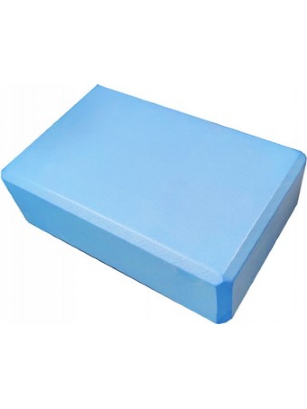 Блок для йоги EVA синий 23х15х8 cм