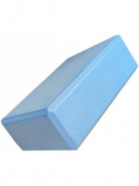Блок для йоги EVA синий 23х15х8 cм